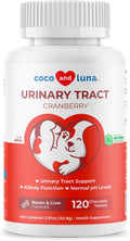 Cranberry Chewable Tablets for Dogs - 120 Count for Urinary Tract Health, Bladder Support, and UTI Prevention