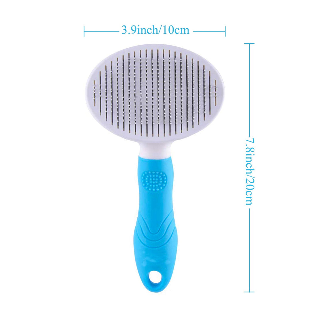 Ultimate Self-Cleaning Grooming Brush for Cats and Dogs - Effortlessly Remove Mats, Knots, and Loose Hair from All Coat Types